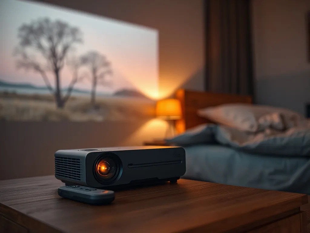 Projektor zamiast telewizora w sypialni – wady i zalety