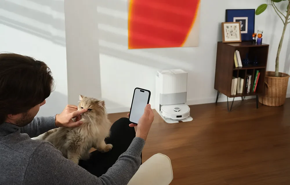 robot sprzątający z funkcją mopowania