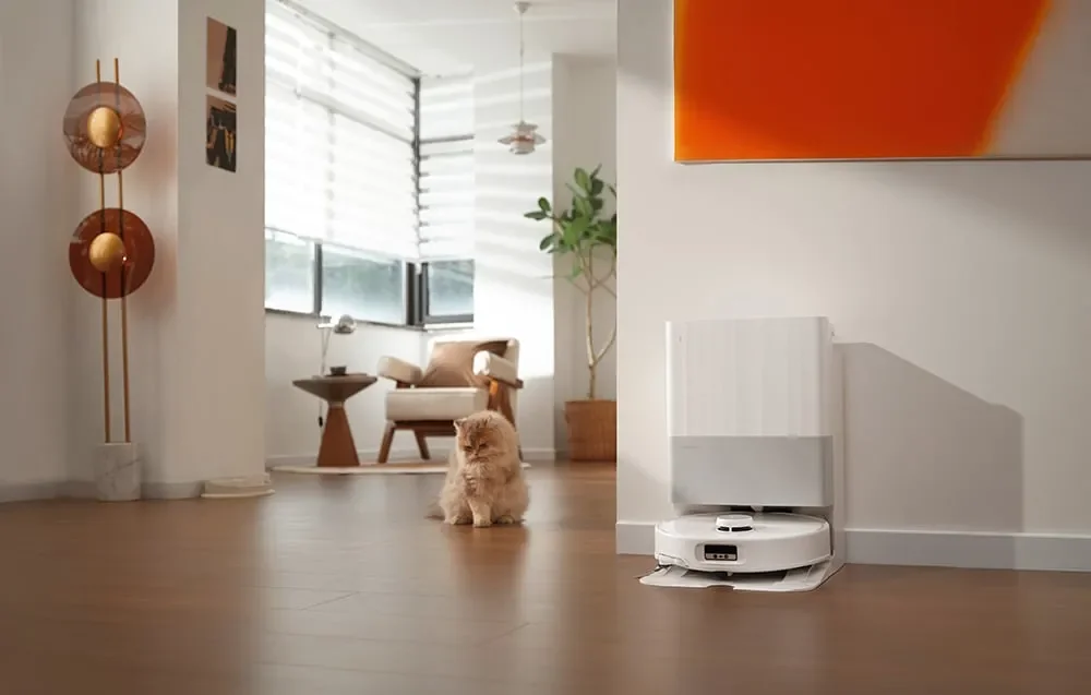 robot sprzątający z funkcją mopowania
